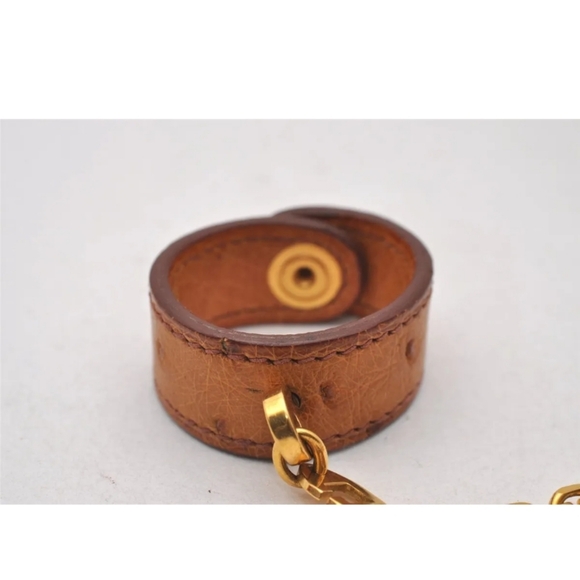 Authentic HERMES Nomade Glove Holder Leather Beige/Gold & Box - Picture 8 of 12